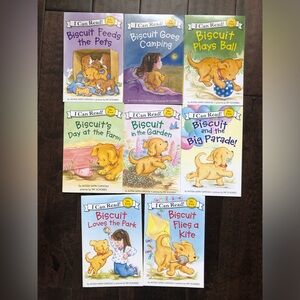 I can read my first reading: biscuit 8 books